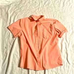 Pink button up